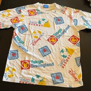 Disney Multicolor Tokyo Disneyland Short Sleeve Tee